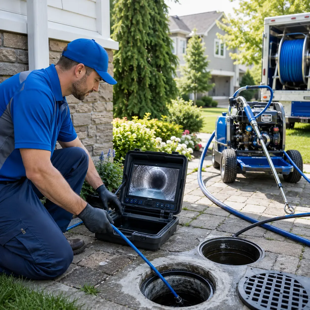 Outdoor drain cleaning professionals serving Adel, IA